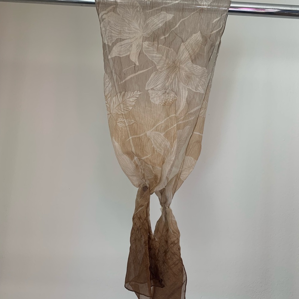 Floral Sheer Scarf
